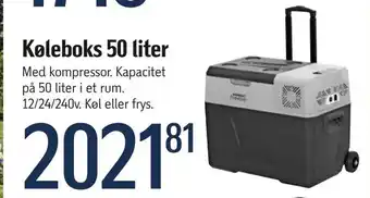 Føtex Køleboks 50 liter tilbud
