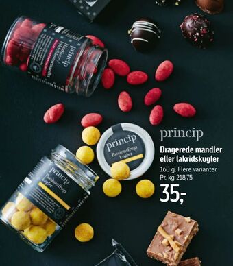 Føtex Dragerede mandler eller lakridskugler tilbud