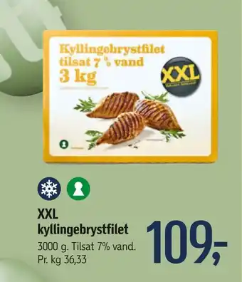 Føtex XXL kyllingebrystfilet tilbud