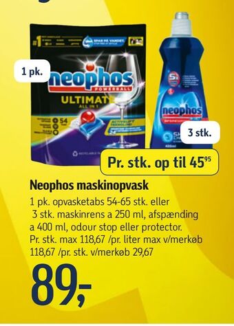 Føtex Neophos maskinopvask tilbud