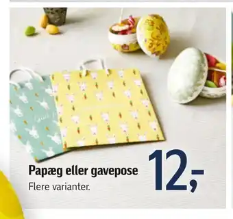 Føtex Papæg eller gavepose tilbud