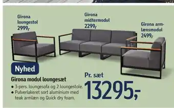 Føtex Girona modul loungesæt tilbud