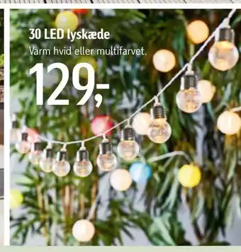 Føtex 30 LED lyskæde tilbud