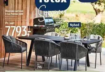Føtex Riverside sæt med 6 Las Palmas stole tilbud