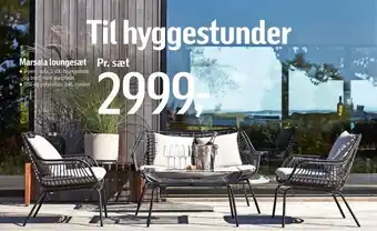 Marsala loungesæt