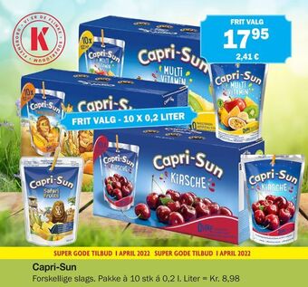 Købmandsgården Capri-Sun tilbud