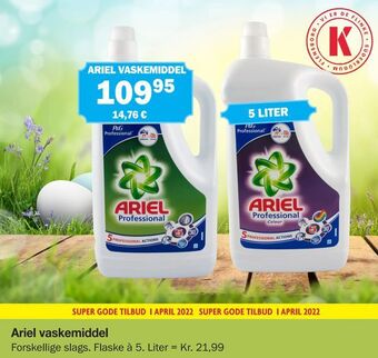 Købmandsgården Ariel vaskemiddel tilbud