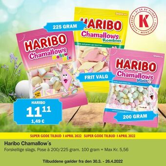 Købmandsgården Haribo Chamallow's tilbud