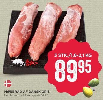 MENY MØRBRAD AF DANSK GRIS. tilbud