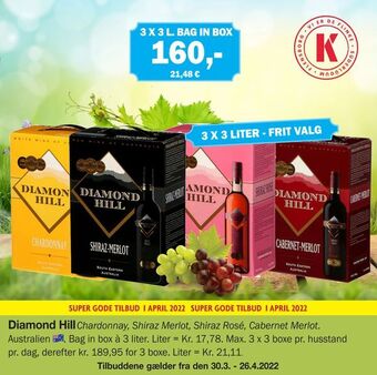 Købmandsgården Diamond Hill tilbud