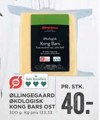 MENY Øllingegaard økologisk kong bars ost tilbud