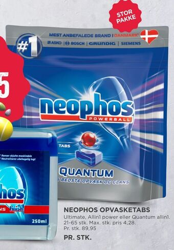 MENY Neophos opvasketabs tilbud