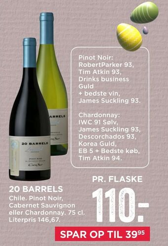 MENY 20 barrels tilbud