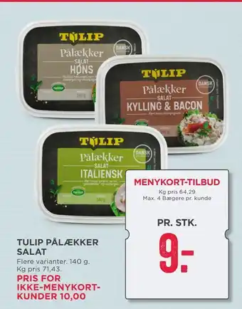 MENY Tulip pålækker salat tilbud