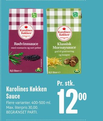 Min Købmand Karolines Køkken Sauce tilbud