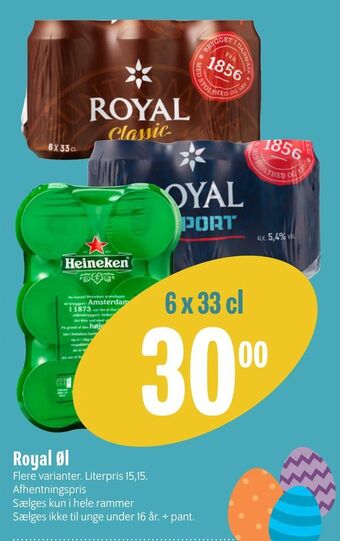 Min Købmand Royal Øl tilbud