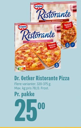 Min Købmand Dr. Oetker Ristorante Pizza tilbud