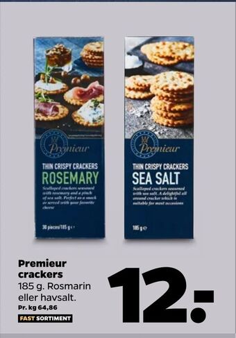Netto Premieur crackers tilbud