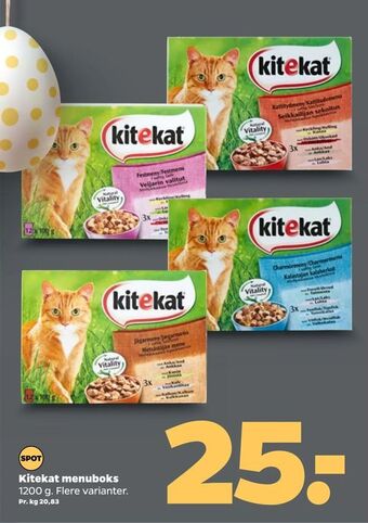Netto Kitekat menuboks tilbud