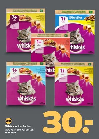 Netto Whiskas tørfoder tilbud