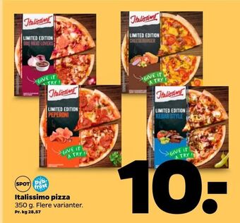 Netto Italissimo pizza tilbud