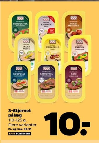 Netto 3-Stjernet Pålæg tilbud