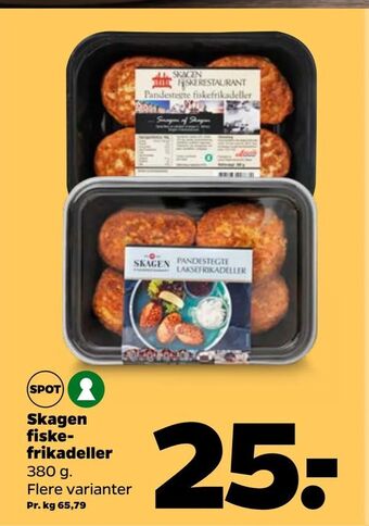 Netto Skagen fiskefrikadeller tilbud