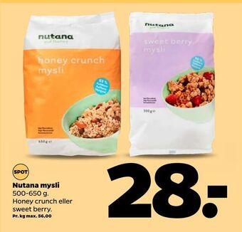 Netto Nutana mysli tilbud