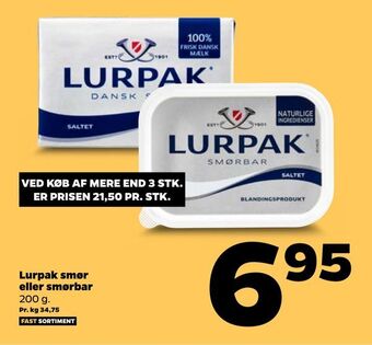 Netto Lurpak smør eller smørbar tilbud