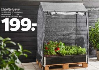 Netto Drivhus til palleramme tilbud