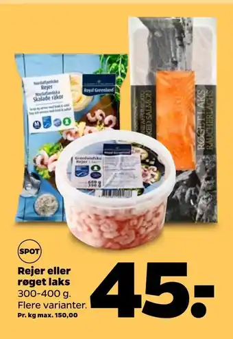 Netto Rejer eller røget laks tilbud