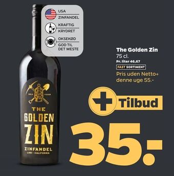 Netto The Golden Zin tilbud