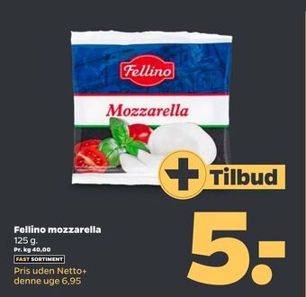 Netto Fellino mozzarella tilbud