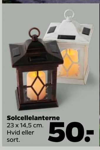 Netto Solcellelanterne tilbud