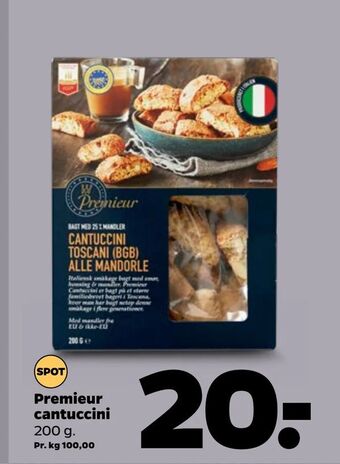 Netto Premieur cantuccini tilbud