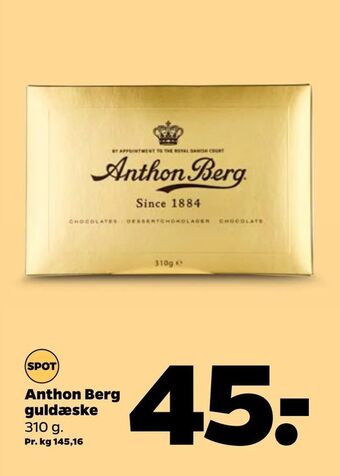 Netto Anthon Berg guldæske tilbud
