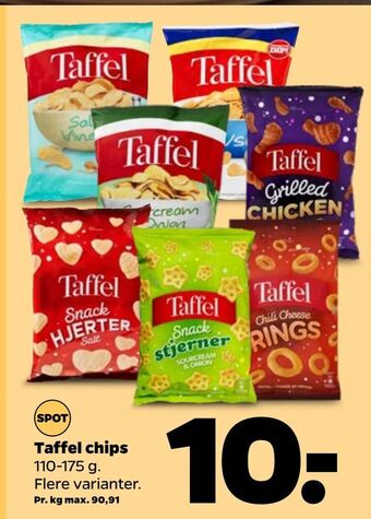 Netto Taffel chips tilbud