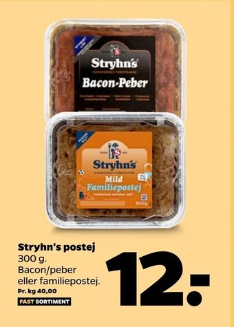 Netto Stryhn's postej tilbud
