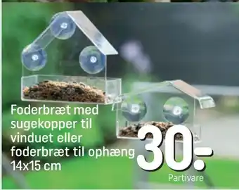 REMA 1000 Foderbræt med sugekopper til vinduet eller foderbræt til ophæng tilbud