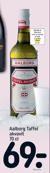 REMA 1000 Aalborg Taffel akvavit tilbud
