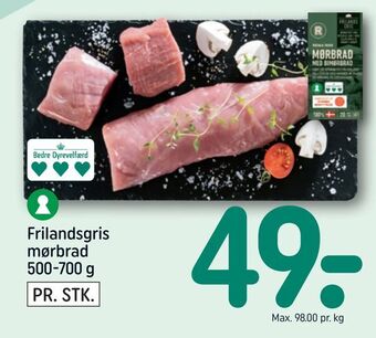 REMA 1000 Frilandsgris mørbrad tilbud
