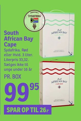 SPAR South African Bay Cape tilbud
