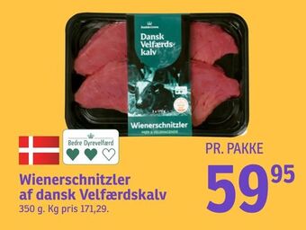 SPAR Wienerschnitzler af dansk Velfærdskalv tilbud