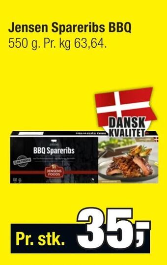 Calle Jensen Spareribs BBQ tilbud