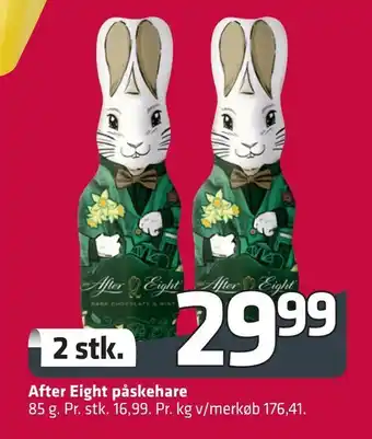 Fleggaard After Eight påskehare tilbud