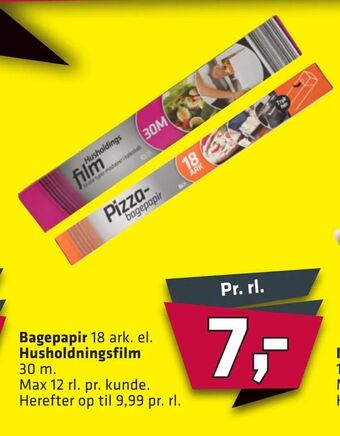 Fleggaard Bagepapir el. Husholdningsfilm tilbud