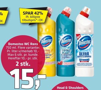 Fleggaard Domestos WC Rens tilbud