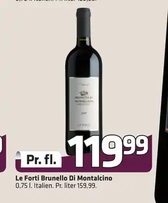 Fleggaard Le Forti Brunello Di Montalcino tilbud