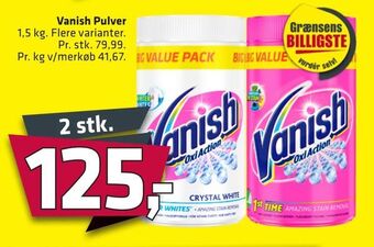 Fleggaard Vanish Pulver tilbud