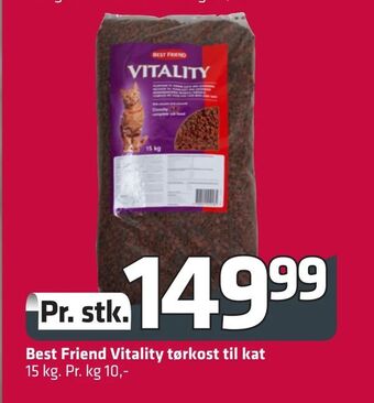 Fleggaard Best Friend Vitality tørkost til kat tilbud